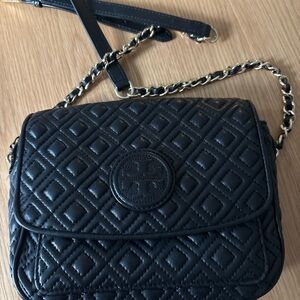 Black Quilted Crossbody Bag